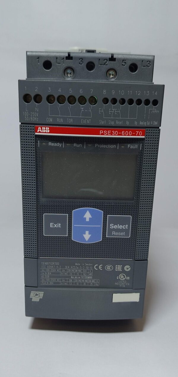 ARRANQUE SUAVE ABB PSE30-600-70
